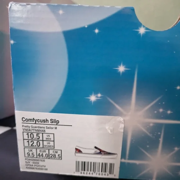 Vans ComfyCush Slip On Men 10.5 Sailor Moon Pretty Guardians Multicolor 072024 - Picture 12 of 12